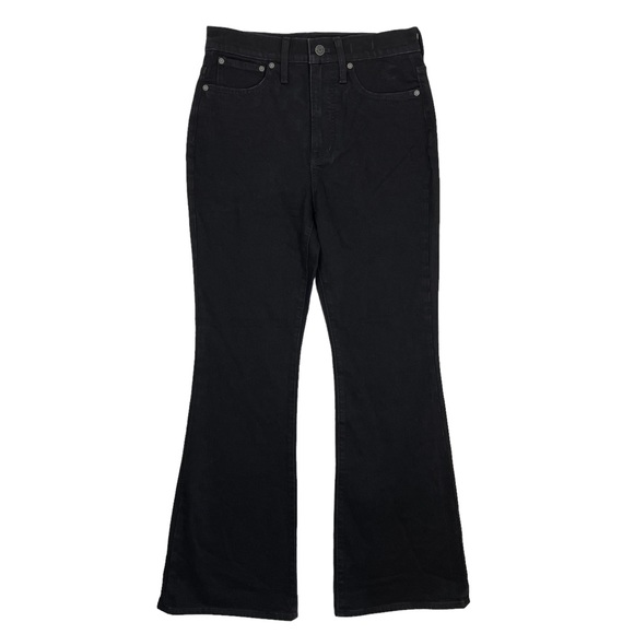 Madewell The Perfect Vintage Flare Jean in Sherborn Wash Size 27 Black - Picture 5 of 8